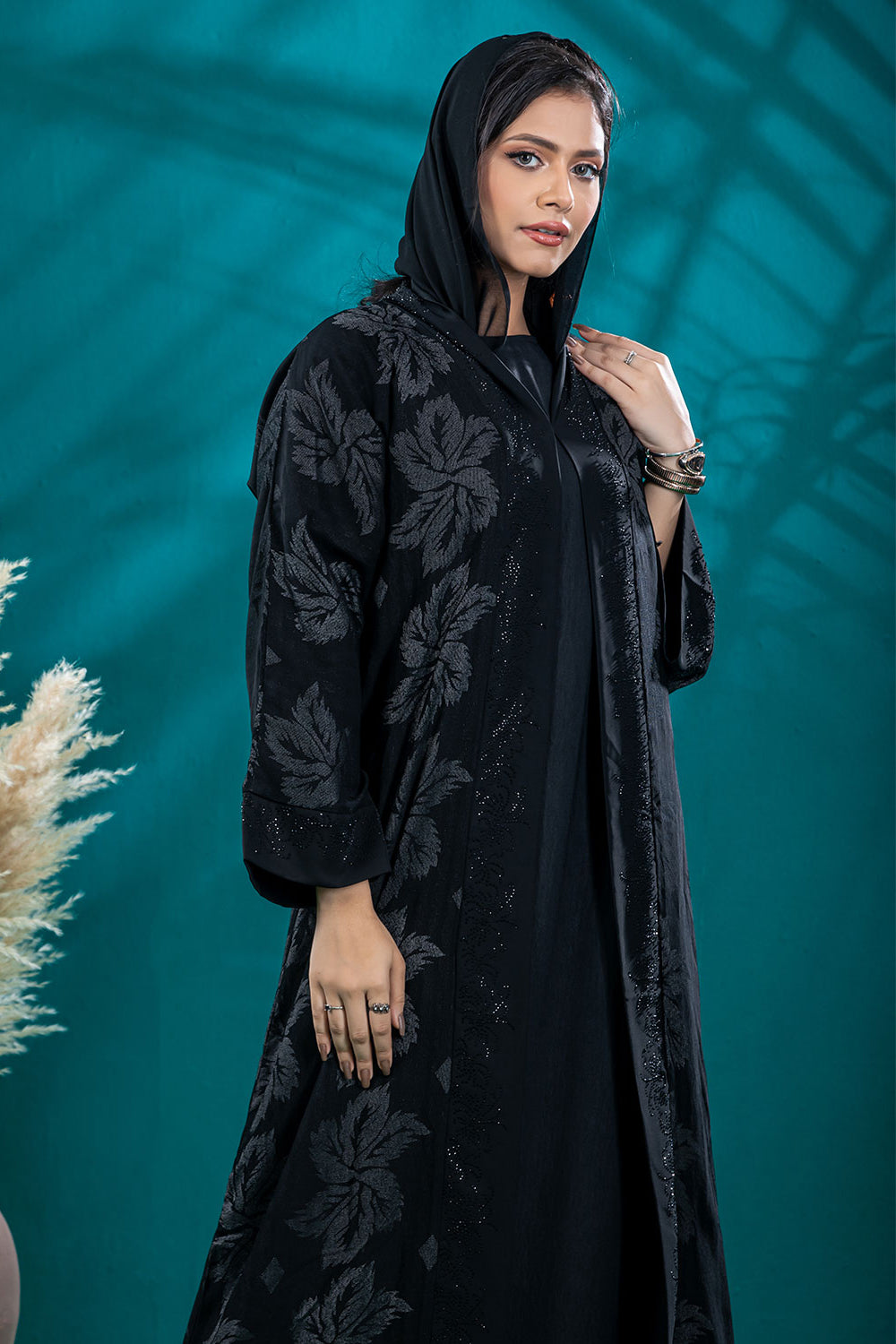 Luxurious Floral Koti Borka