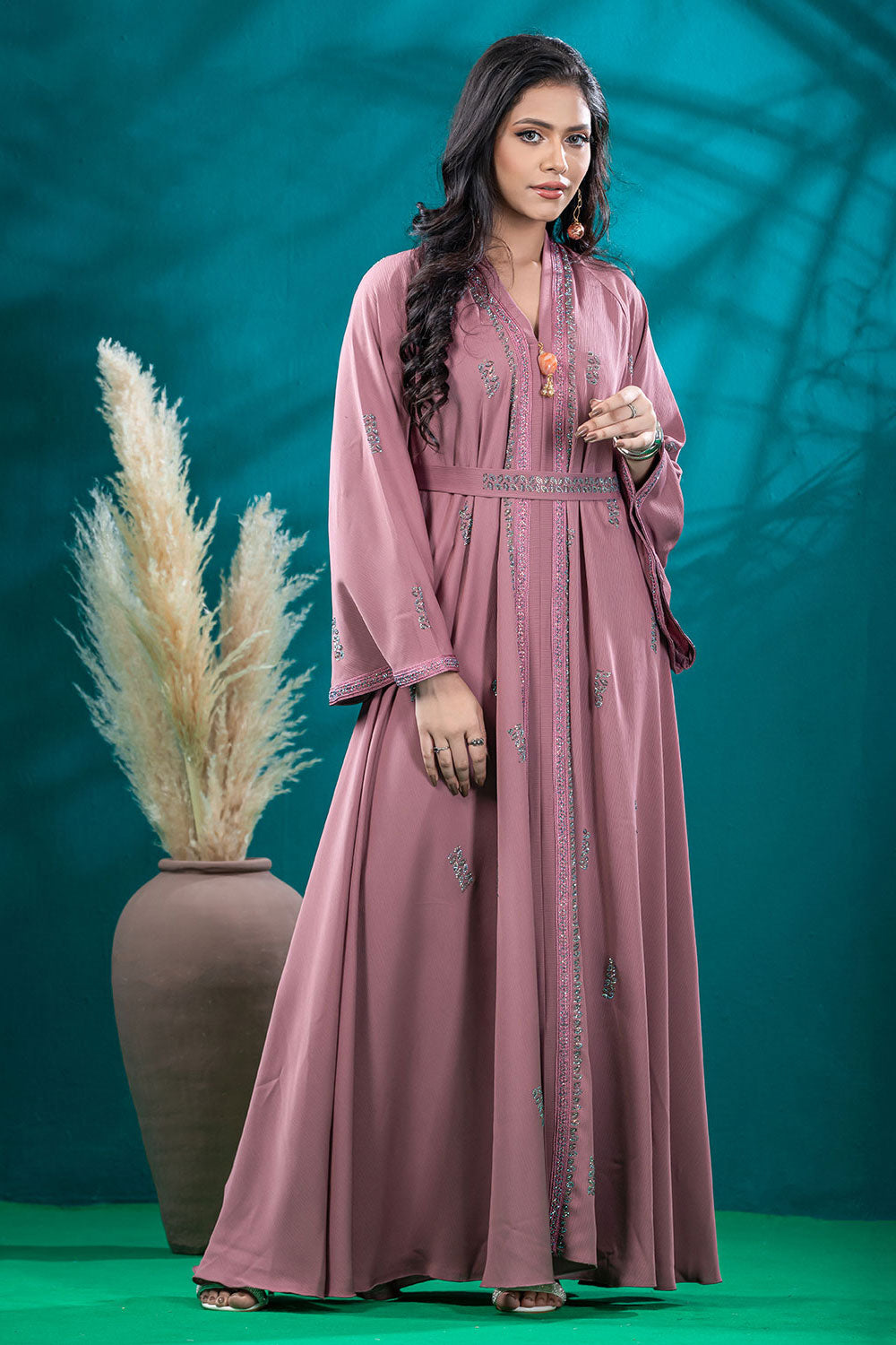 Luxurious Borka with Stone Work